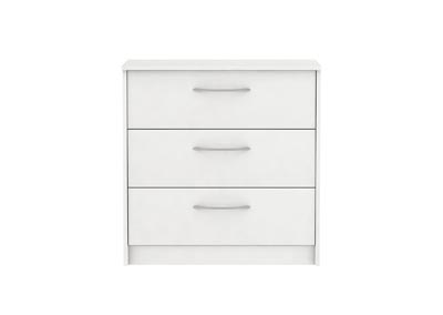 Image for FINCH WHITE 3 DRAWER CHEST