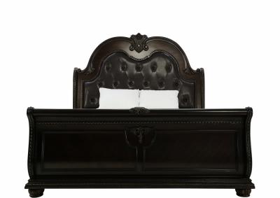 STANLEY CHERRY QUEEN BED,CROWN MARK INT.