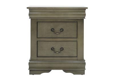 Image for LOUIS PHILIP GREY NIGHTSTAND