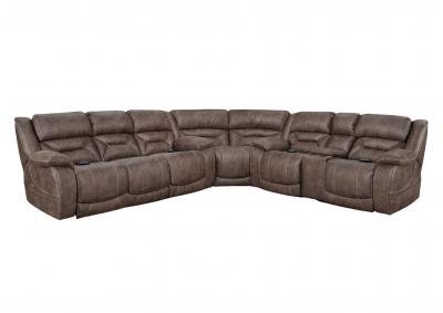 LONE STAR MINK 3 PIECE 3P POWER SECTIONAL,HOMESTRETCH