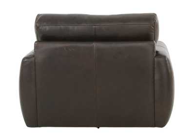 CAMEROON BROWN LEATHER SWIVEL CHAIR,BERNHARDT