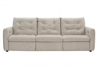 Image for KAYA PEARL LEATHER POWER RECLINING SOFA