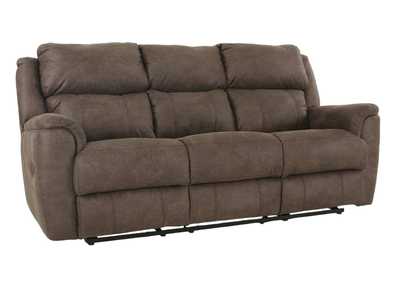 MILO ESPRESSO RECLINING SOFA WITH DROP DOWN TABLE WITH CUPHOLDERS,HOMESTRETCH