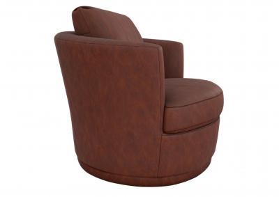 TINA HUSKY LEATHER SWIVEL CHAIR,BEST CHAIRS INC