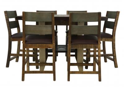 Image for JEFFERSON 7 PIECE COUNTER HEIGHT DINING SET