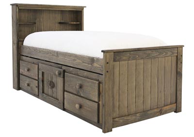 Image for SILAS MOSSY OAK TWIN BED WITH STORAGE