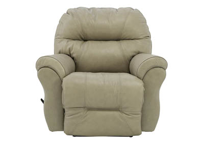 Image for BODIE GREY TOP GRAIN LEATHER RECLINER