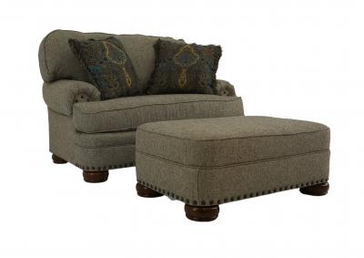 Image for PORTWOOD ELK CHAIR AND OTTOMAN