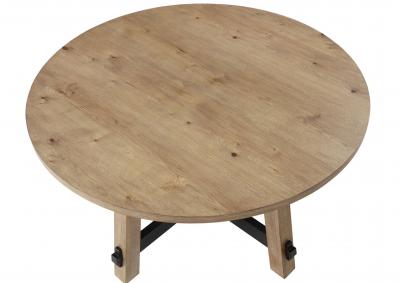 AUBREY ROUND DINING TABLE,STEVE SILVER COMPANY