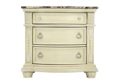 Image for STANLEY ANTIQUE WHITE NIGHTSTAND