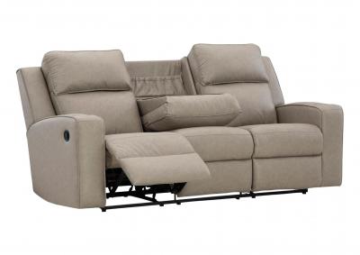LAVENHORNE PEBBLE RECLINING SOFA WITH DROP DOWN TABLE,ASHLEY FURNITURE INC.