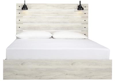 Image for CAMBECK KING PANEL BED WITH LIGHTS