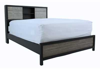 DAUGHTREY BLACK KING BOOKCASE BED,AUSTIN GROUP