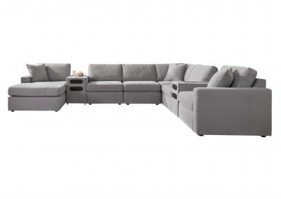 Image for MODMAX GRANITE 8 PIECE SECTIONAL WITH AUDIO SYSTEM