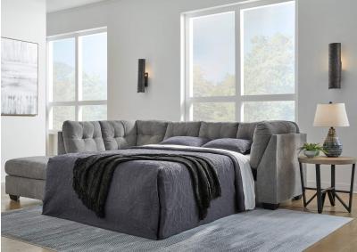 MARRELTON DENIM 2 PIECE SECTIONAL WITH SLEEPER,ASHLEY FURNITURE INC.