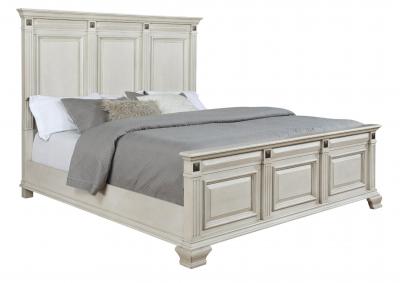 HALIFAX WHITE KING BED,LIFESTYLE FURNITURE