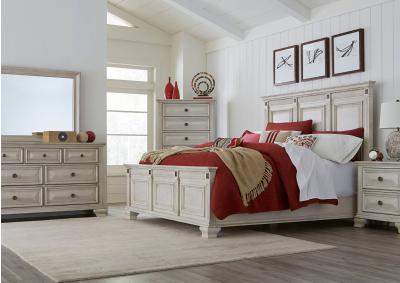 HALIFAX WHITE KING BED,LIFESTYLE FURNITURE