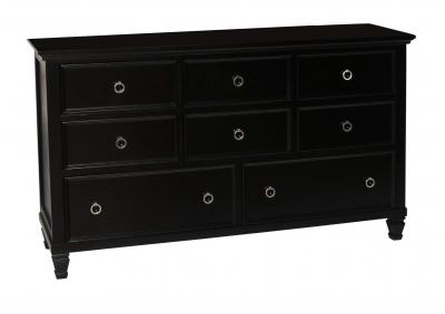 TAMARACK BLACK DRESSER,NEW CLASSIC HOME FURNISHING II