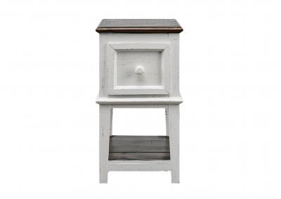 Image for SAUL WHITE/TOBACCO ACCENT TABLE