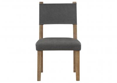 Image for AUBREY GREY SIDE CHAIR