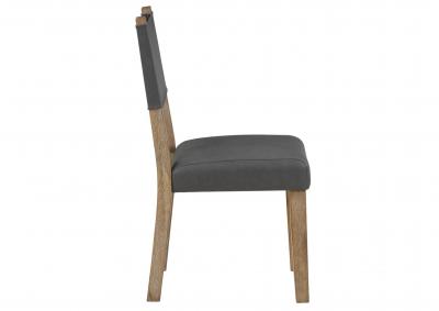 AUBREY GREY SIDE CHAIR,STEVE SILVER COMPANY