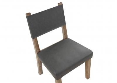 AUBREY GREY SIDE CHAIR,STEVE SILVER COMPANY