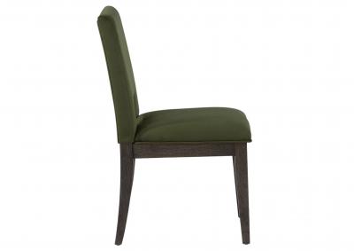 EVAN GREEN SIDE CHAIR,STEVE SILVER COMPANY