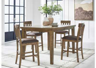 BROXTYN 5 PIECE COUNTER HEIGHT DINING SET,ASHLEY FURNITURE INC.