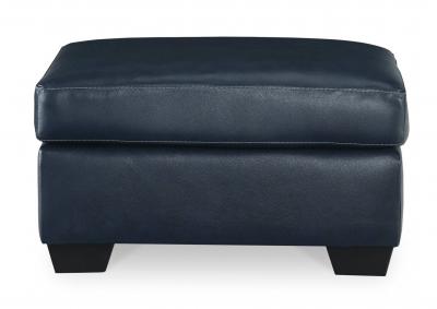 Image for SANTORINE OCEAN LEATHER OTTOMAN