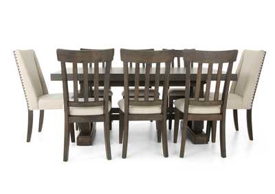 NAPA DARK 9 PIECE DINING SET,STEVE SILVER COMPANY