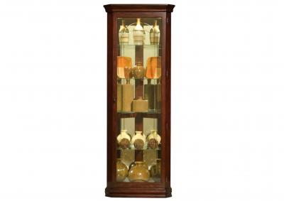 Image for VICTORIAN CORNER CURIO CABINET