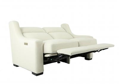 GERMAIN CREAM POWER RECLINING LOVESEAT,BERNHARDT