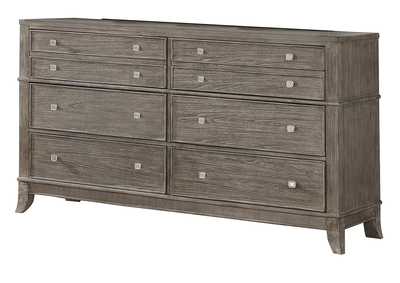 Image for MINDI BRUSHED GRAY DRESSER