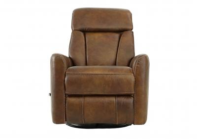Image for TAURUS SIENNA LEATHER SWIVEL RECLINER