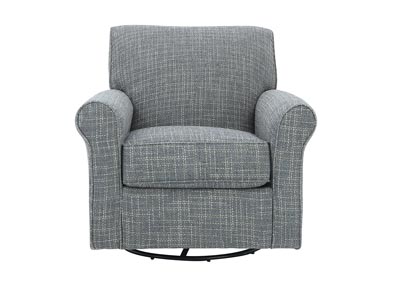 Image for RENLEY GRAY SWIVEL GLIDER CHAIR