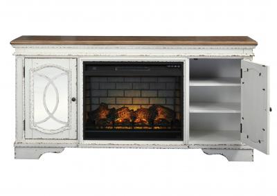 Image for REALYN 74" TV STAND WITH FIREPLACE
