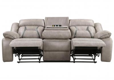 TYSON RECLINING SOFA WITH DROP DOWN CONSOLE,STEVE SILVER COMPANY