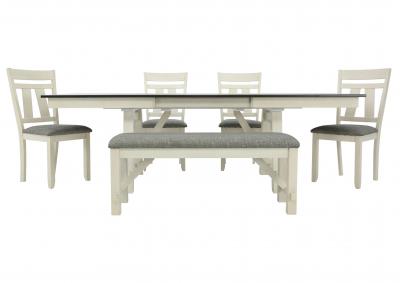 Image for MARIBELLE 6 PIECE DINING TABLE SET
