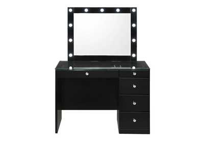 Image for MORGAN BLACK VANITY WITH LED MIRROR