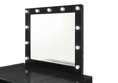 MORGAN BLACK VANITY WITH LED MIRROR,CROWN MARK INT.