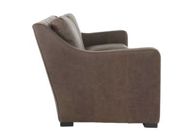 BONAVENTURA WALNUT LEATHER SOFA,BERNHARDT