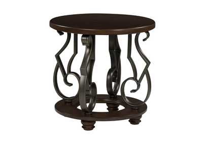 FRALLYN ROUND END TABLE,ASHLEY FURNITURE INC.