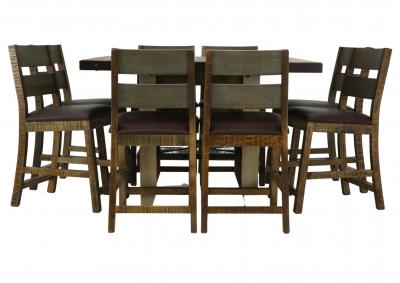 Image for JEFFERSON 9 PIECE COUNTER HEIGHT DINING SET