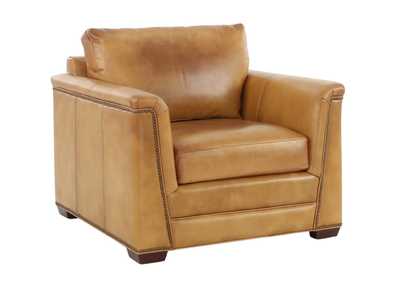 VENETIAN COGNAC LEATHER CHAIR,MNDY