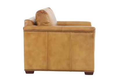 VENETIAN COGNAC LEATHER CHAIR,MNDY