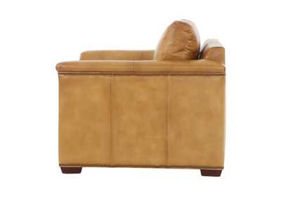 VENETIAN COGNAC LEATHER CHAIR,MNDY