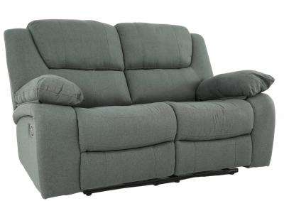 EASTON CHARCOAL RECLINING LOVESEAT,CHEERS