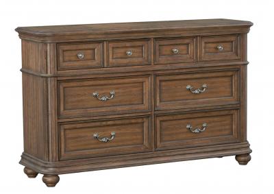 MALLORY LIGHT OAK DRESSER,AVALON FURNITURE