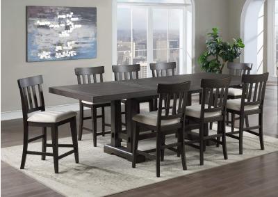 Image for NAPA DARK 9 PIECE COUNTER HEIGHT DINING SET