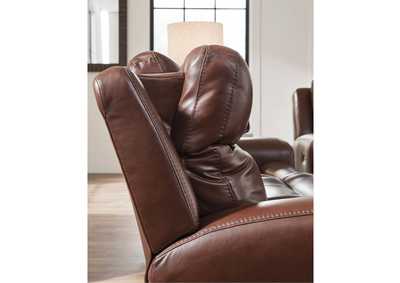 MOMENTUM MAHOGANY LEATHER 2P POWER SOFA,ASHLEY FURNITURE INC.